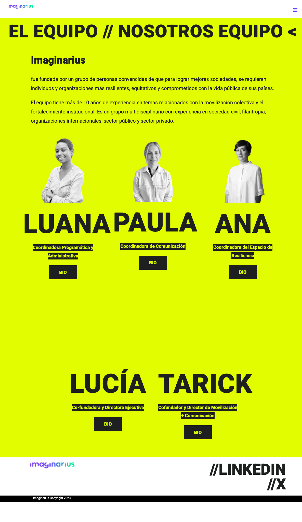 Referencia equipo: colores vibrantes